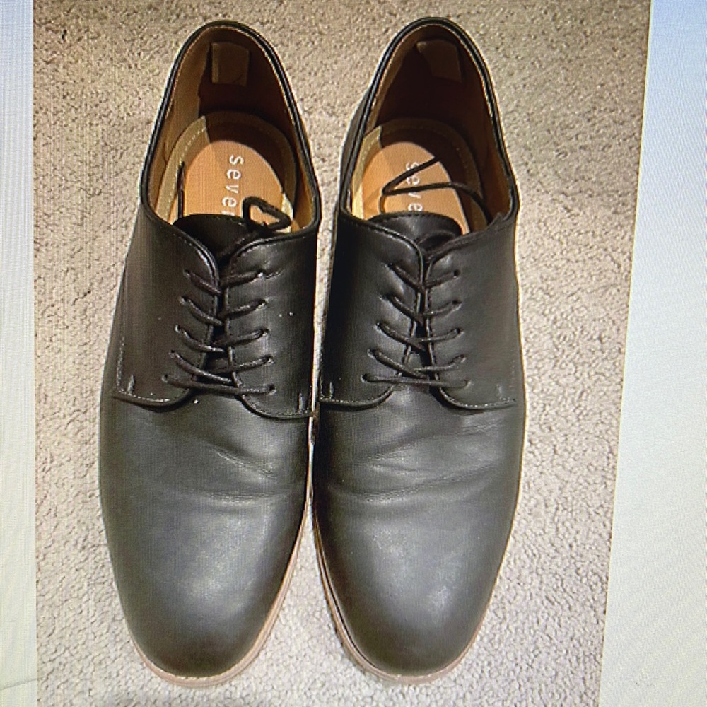 Seven91  black casual/formal wear shoes size 9.5